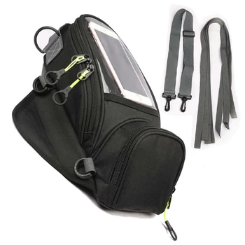 

Strong Magnetic Motorcycle Tank Bags For GIVI Mobile Phone Navigation oil Tank Bag Fixed Straps Shoulder Bag for iphone Samsung
