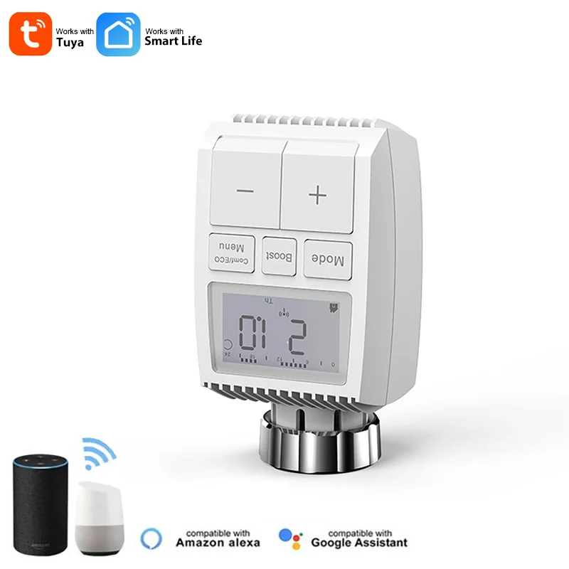 Умный термостат для умного дома Zigbee3.0 Tuya умная колонка с голосовым управлением