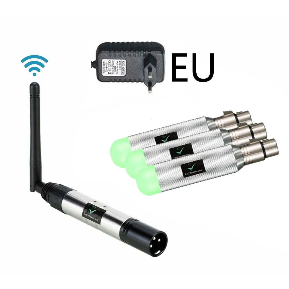 

Metal Communication Controller Rechargeable 2.4G Console Professional Lighting Receiver DMX512 Wireless Transmitter Stable Spare
