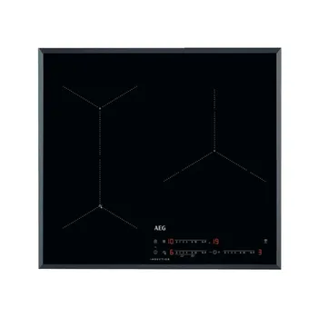 Buy Glass-Ceramic Hob Aeg IAE63421CB 60 Cm (3 Cooking Areas)