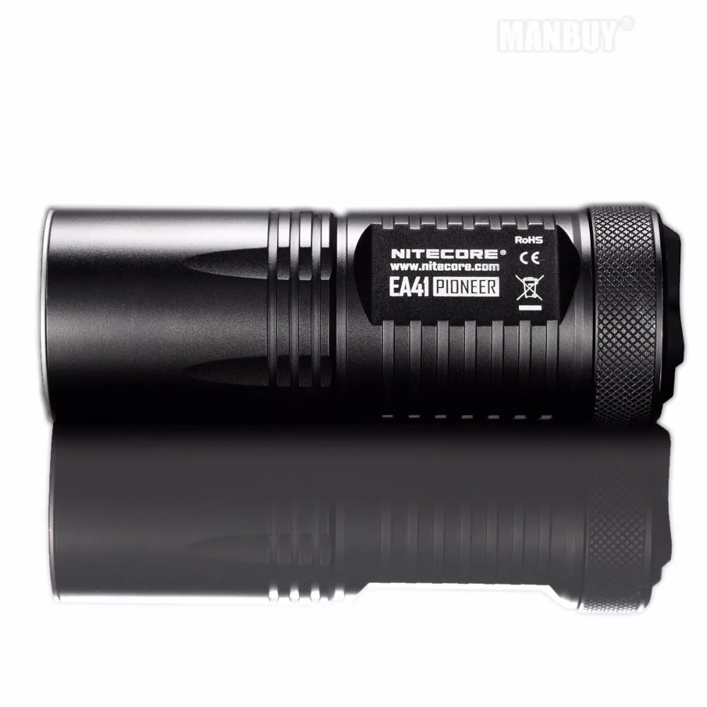 2020 NITECORE EA41 1020LMs XM-L2 U2 LED Flashlight Camping Outdoor Hiking Cave Rescue Portable Mini Tactical Torch Free Shipping