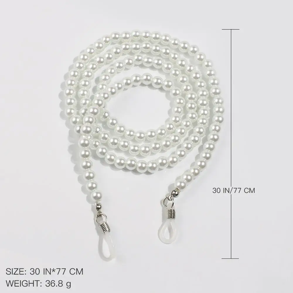 Fashion Pearl Beads Glasses Chain Holder Strap Necklace Lanyard Women Fashion Anti-lost Eyewear Accessories Wholesale