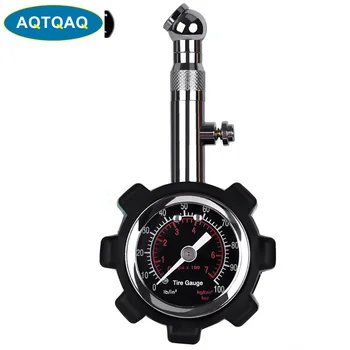 

AQTQAQ Car Tire Pressure Gauge 100 PSI Tire Pressure Detection Diagnostic Tool for Motorcycle Bike Wheel Tires Care Tools