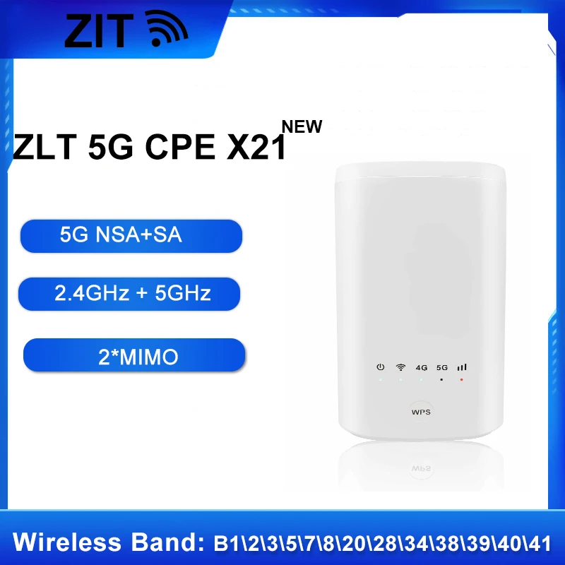 Оригинальный новый внешний продукт CPE ZLT X21 Wi-Fi роутер беспроводной с SIM-картой