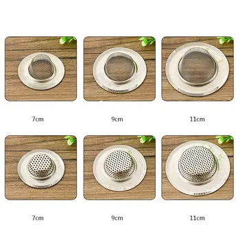 

New High quality stainless steel bathroom washbasin hair filter kitchen sink floor drain anti-blocking tools home accessories SA