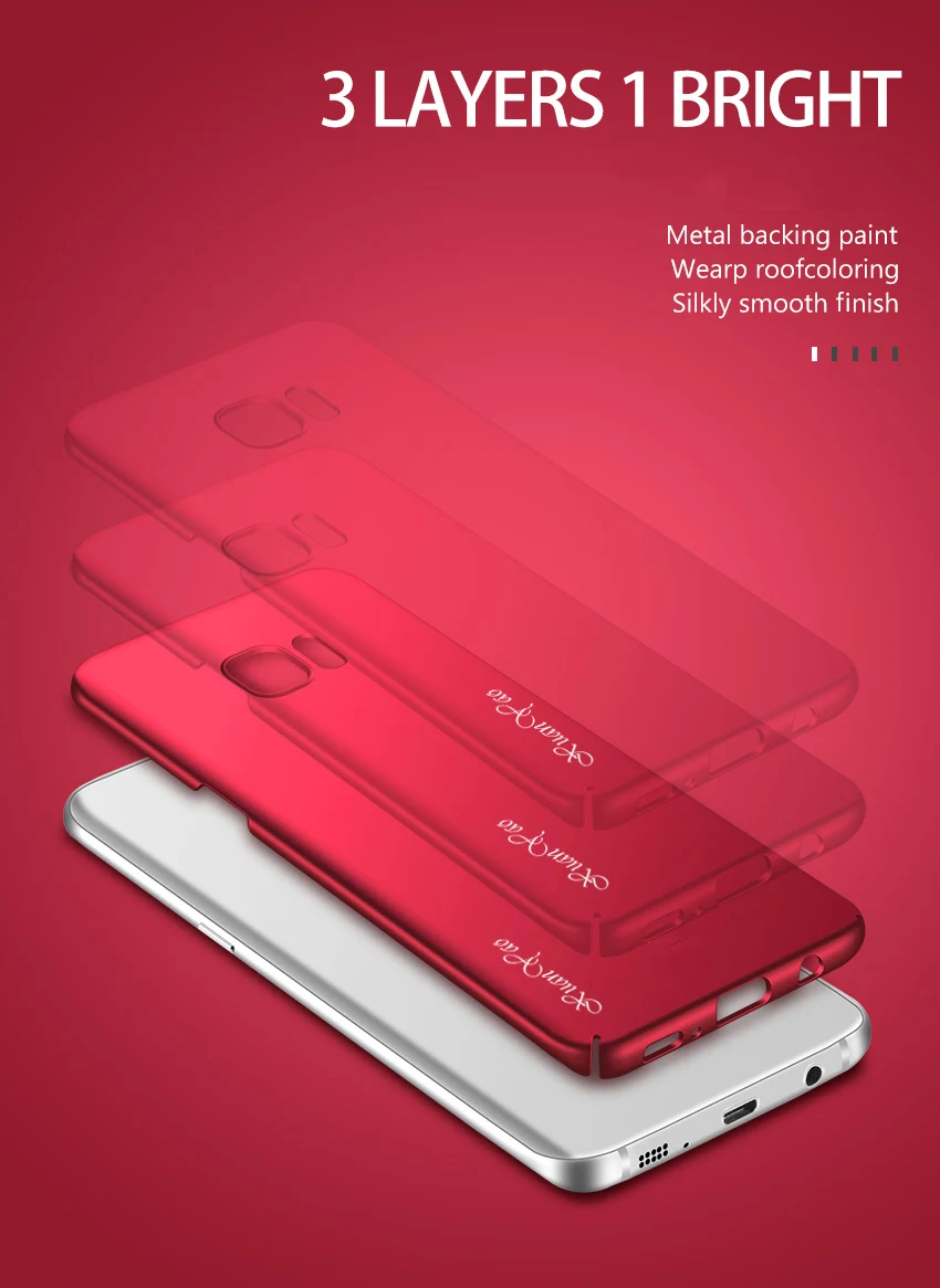 XUANYAO Phone Cases For Samsung Galaxy S7 Edge Case Slim Matte Coque For Samsung Galaxy S7 Case Frosted Hard Back Cover Case S7 (7)