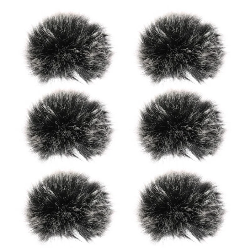 

Universal Furry Microphone Shotgun Wind Protector Mini Size Furry Windscreen Microphone Windscreen Protective Case Accessories