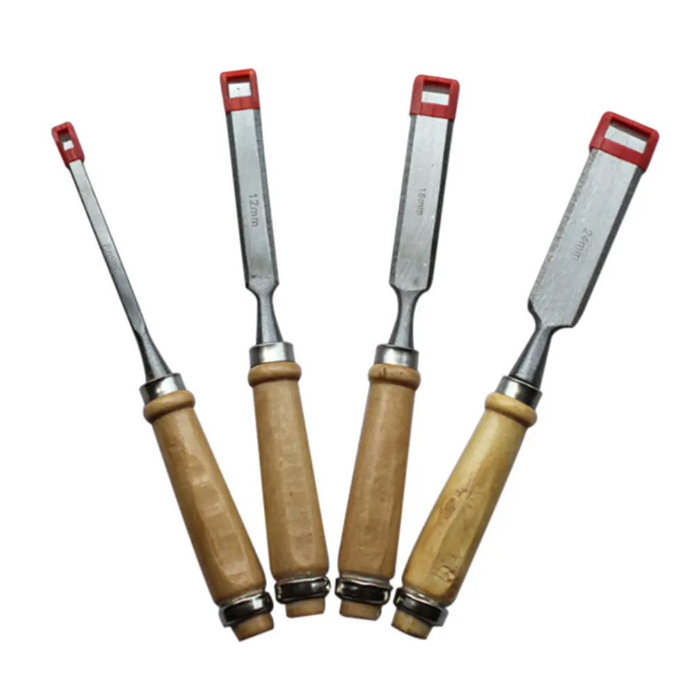 

Durable Carpenter Chisel Tools 4pcs/Set Practical Woodworking Woodworking Chisels Sturdy Wood Carving Carpentry Carving Knife