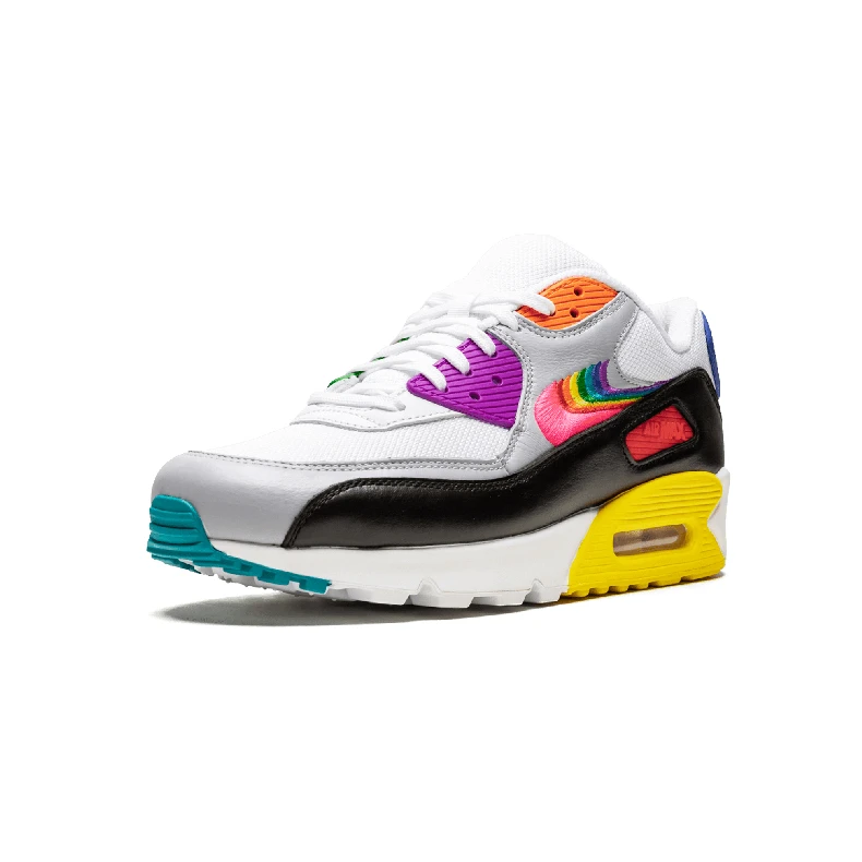 Nike Air Max 90 будь настоящим женские кроссовки на воздушной подушке кроссовки дышащая нескользящая обувь CJ5482-100