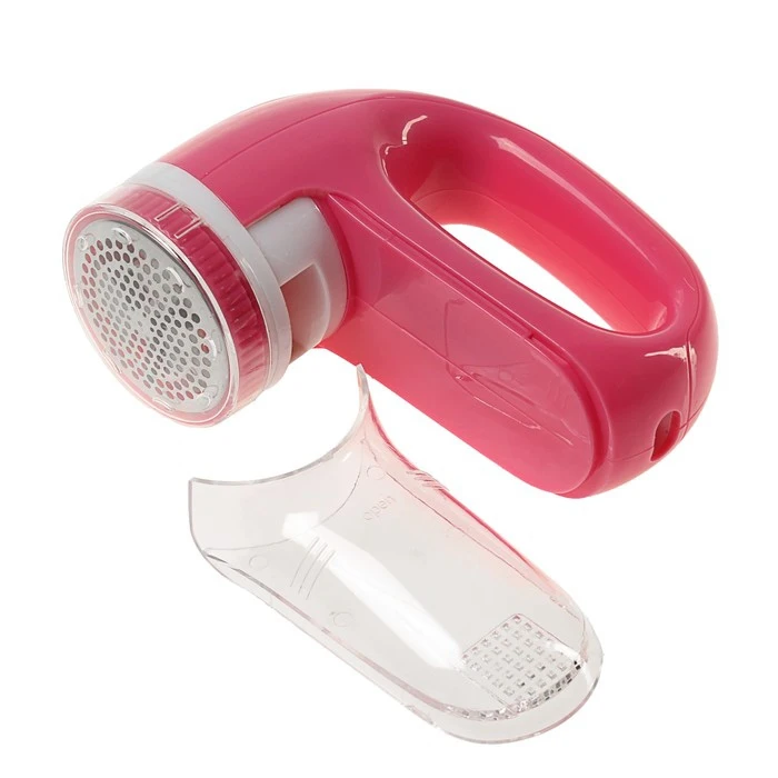Pill remover LuazON LUK-06, indicator, 220 V, battery, pink 3488128 ► Photo 3/6