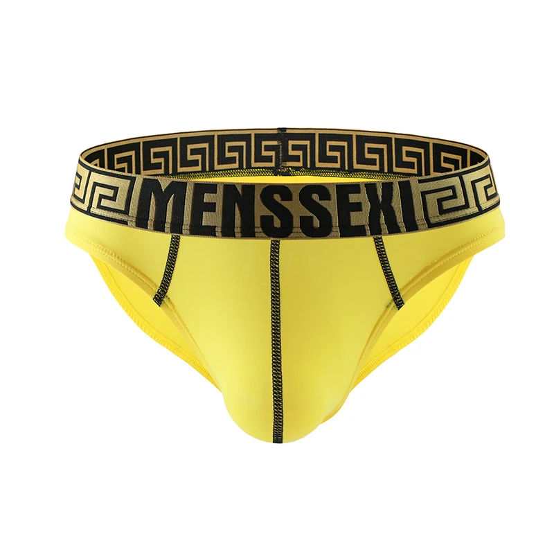 Мужское нижнее белье сексуальные мужские трусы дышащие Трусы слип Cueca цвета