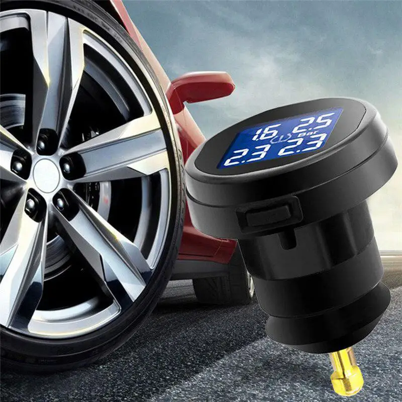 Профессиональная система контроля давления в шинах датчик TPMS прикуриватель 4