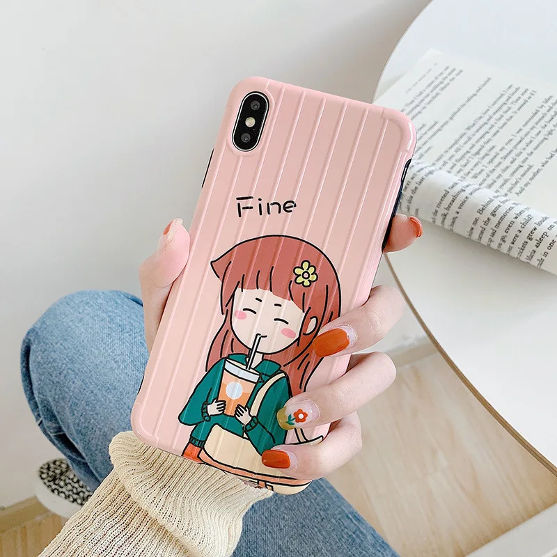Cool Cartoon Phone Case Cover For iPhone X XR 6 6s plus Cute Protective Phone case For iPhone Xs Max 7 8 plus