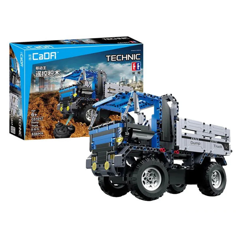 Technic Series 2in1 Rc Remote Control Dump Truck Building Block Toy Compatible With Blocks Aliexpress