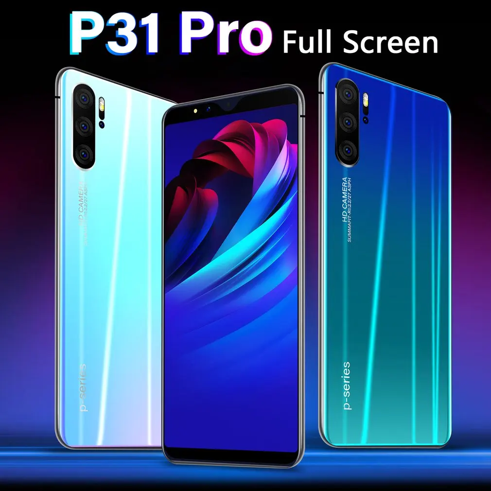 P31Pro мобильный смартфон 3g Ram+ всего 64 ГБ(Rom 32 ГБ+ Sd 32 ГБ) 3800 мАч мобильный телефон две sim-карты