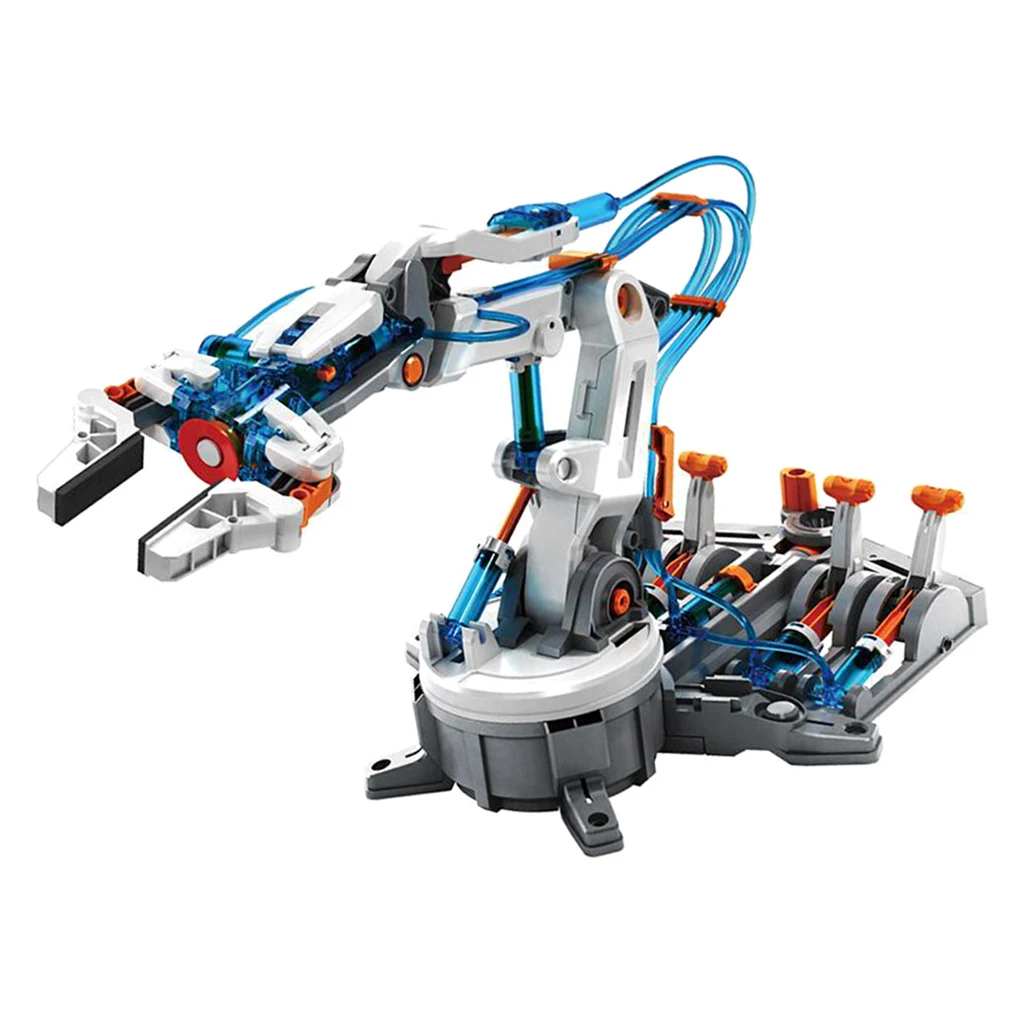 

Lab Basic Circuit Learning DIY 6-Dof Robot Arm 229pcs Kits Physical Experiment Kits Student Science Discovery Toy