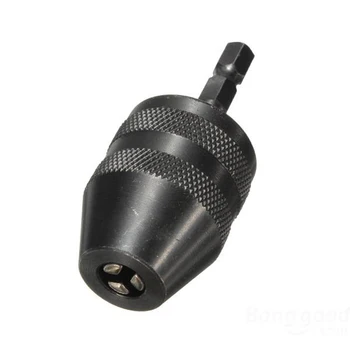

Hex Shank Keyless Drill Chuck 0.3mm-3.6mm 0.6mm-6.5 Mm Clamping Range Driver Tool Accessories Easily Into The Power Drill Driver