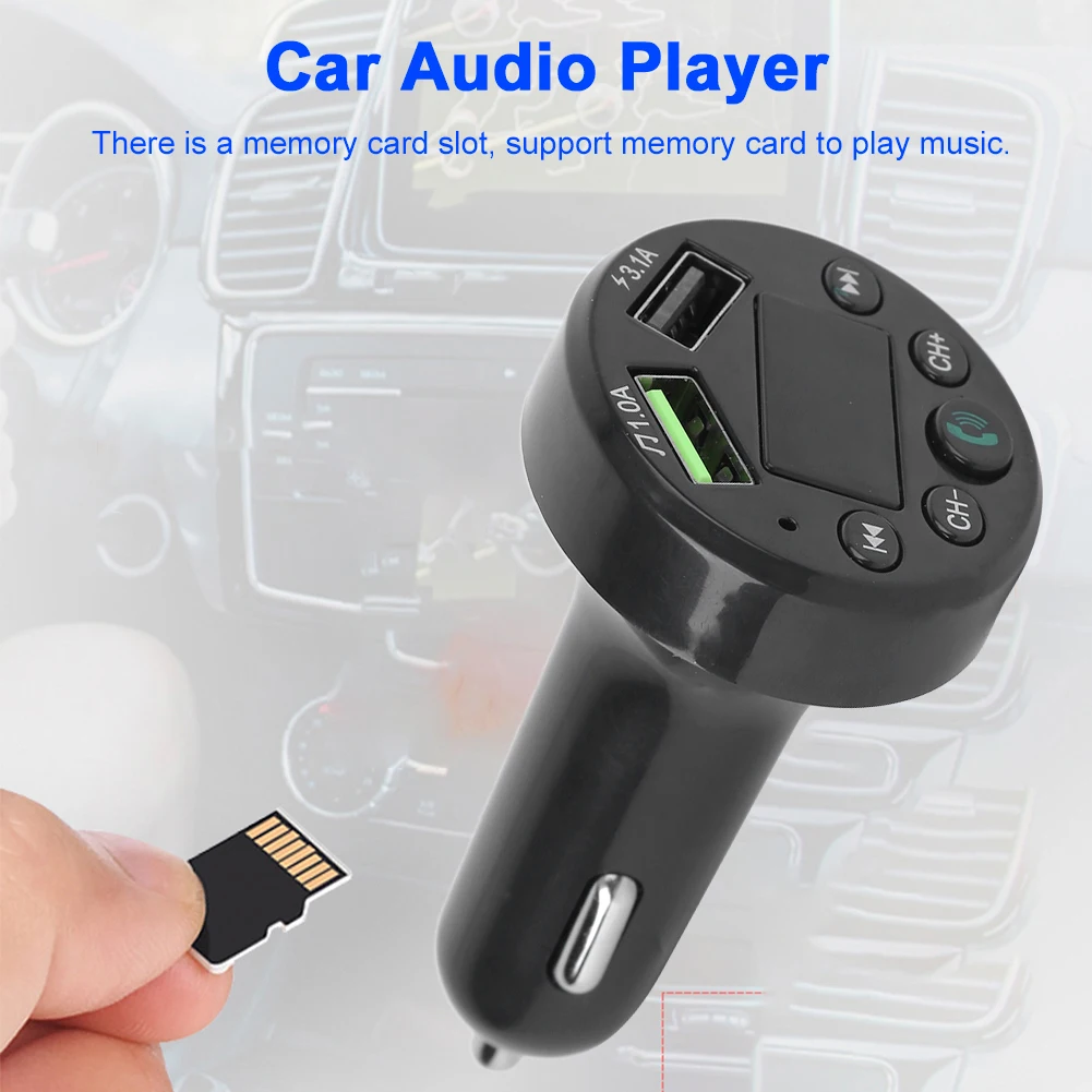 Автомобильный беспроводной FM трансмиттер с USB портом 3 1 А|FM-трансмиттеры| |