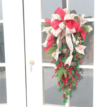 

60/90CM Christmas Tree Christmas Handmade Upside-Down Tree Grape Fruit Christmas Tree Christmas Decoration New Year Gift50