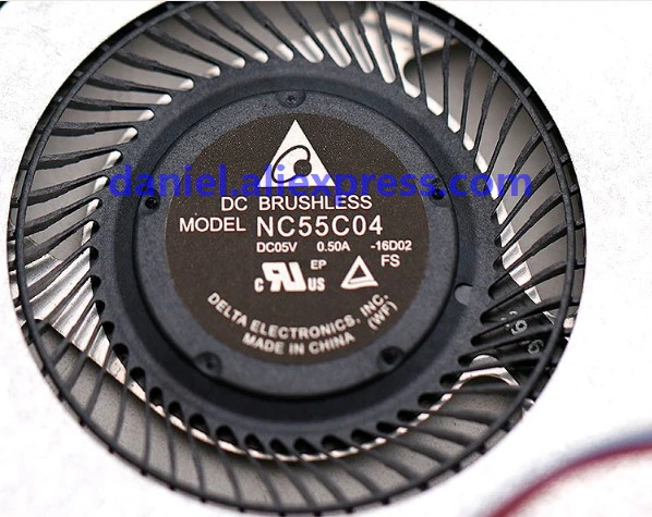 DELTA NC55C04 16D02 5V 0.50A ноутбук процессор турбо вентилятор