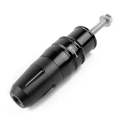 Мотоциклетные CNC черные алюминиевые Краш колодки выхлопные Ползунки Краш протектор для Kawasaki Z750 Z 750 2008 2009 2010 2011 2012 2013 - Цвет: black