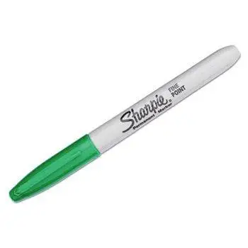 Permanent Marker 1 Pcs Sharpie Fine Point Round Toe Black Ink Permanent Marker for Paper Plastic Metal Glass for Office Industrial Paint Writing