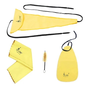 

SLADE 4 in 1 Saxophone Cleaning Care Kit Including Sax Cleaning Cloth, Mouthpiece Brush for Clarinet, Flute, Wind & Woodwind Ins