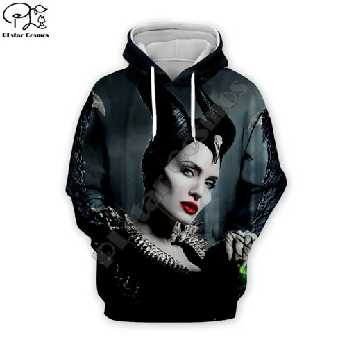 Мужская и Женская толстовка Maleficent Mistress of Evil Movie 3d, Модный пуловер Харадзюку, толстовка на молнии, куртка с длинным рукавом, топ, пальто 08 - Color: Hoodies