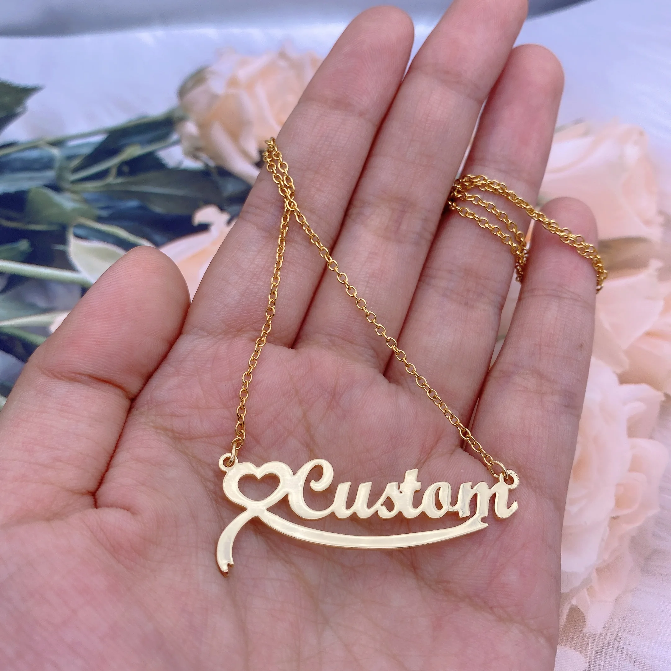 Custom Name Necklace Personalized 