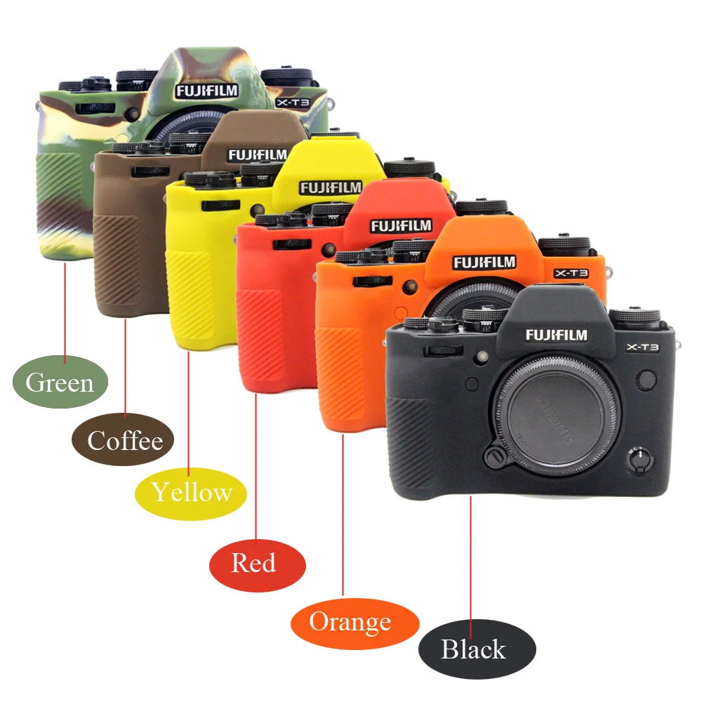 Custodia In Silicone Custodia In Gomma Per Fotocamera Fujifilm Xt3 Xt4 Fuji Xt3 Xt4 Xs10 Xt200 Xt10 Xt20 Cover Ski