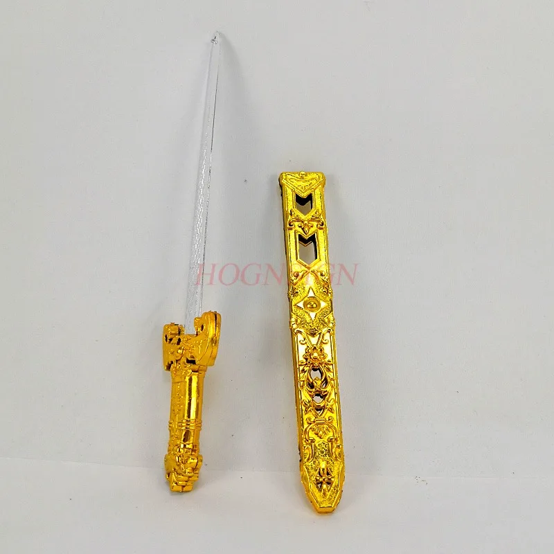 Length 27cm props sword Children Plastic Swords Toy Swords Performance Props Swords Belted Swords Princes Swords Toy Sword 2021 4