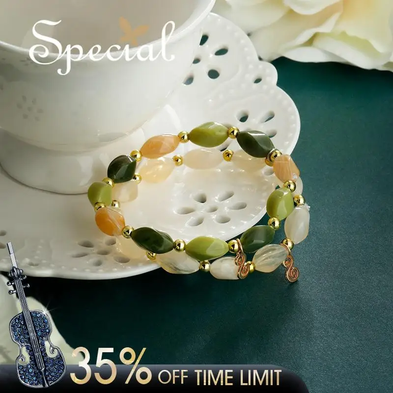 Special temperament: Vintage skin lined Thin Bracelet bracelet female hand ornament firefly under the moon | Украшения и