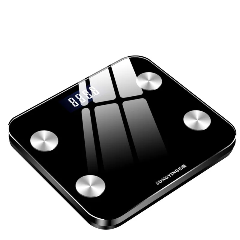 battery black 1 шт. весы для ванной комнаты с жиром b mi цифровые весы с человеческим весом mi напольные ЖК-дисплей индекс тела Электронные умные весы/9 - Цвет: battery black