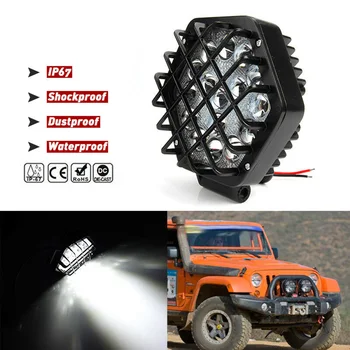 

White LED Work Light Replacement Accessories Truck Boat Lamp DC 10-60V