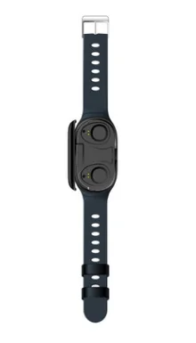 2-в-1 AI Смарт-часы с Bluetooth наушники M1 новые пульсометр смарт-браслет долгое время работы в режиме ожидания спортивные часы Для мужчин - Цвет: Blue