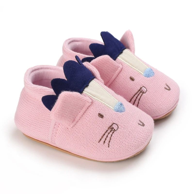 Infant Newborn Baby Girls Princess Non-Slip Floral Border Shoes Toddler Baby Soft PU Leather Prewalker Shoes Solid First Walkers