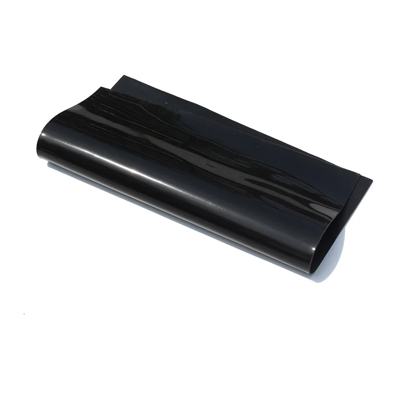 1.5mm/2mm/3mm Red/Black Silicone Rubber Sheet 500X500mm Black