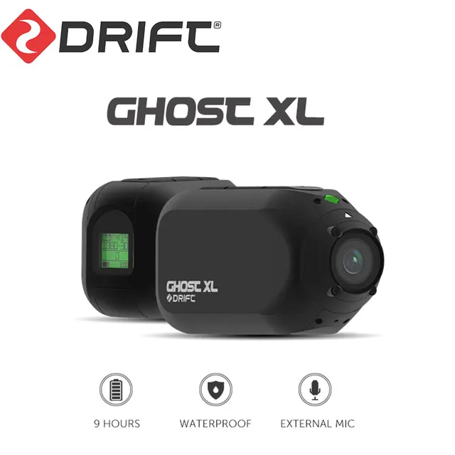 Drift Ghost XL Waterproof Action Camera with IPX7 1080P Video 8 Hours Battery Life Helmet Video Recording Cameras Sport Cam 1