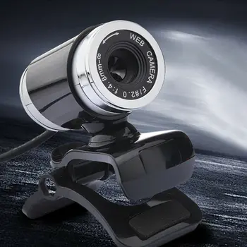 

HD Webcam Desktop Laptop Web Camera Built-in Microphone Rotatable 360 Degrees For LCD Screen Notebook