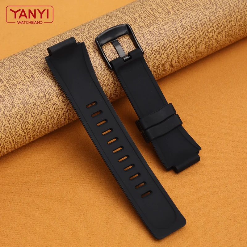 Silicone Rubber bracelet 24*16mm watchband for timex watches T2N738 T2N739 T2N720 T2N721 T49706 watch band sports silicone strap