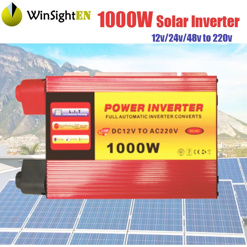 

Solar Inverter 1000W 1500W 2000W 3000W Modified sine wave Inverter Voltage Transformer Converter for Car Home