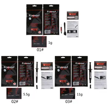 

Thermal Grizzly Kryonaut CPU processor Heatsink fan Thermal compound Cooling Thermal Grease/ cooler paste 12.5 W/mk