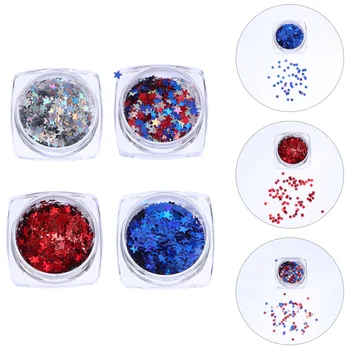 

12 Boxes Women Nail Art Stickers Sequins Stars Sequins Exquisite Embellishment Multifunctional Nail Decals Pieces Accessories Na