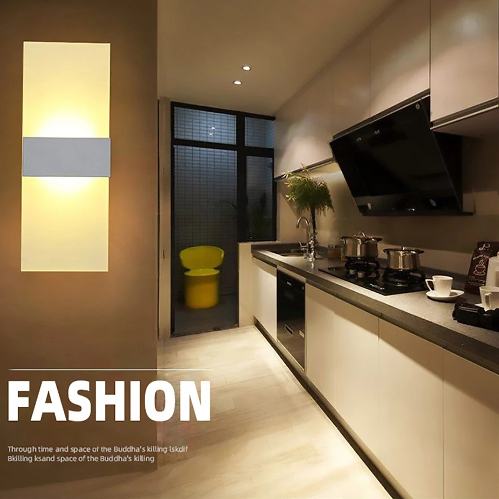 14 22  29CM LED Acrylic Wall Lamp Modern Living Room Interior Wall Lamp Bedroom Corridor Night Light Home Decoration Lamp 4