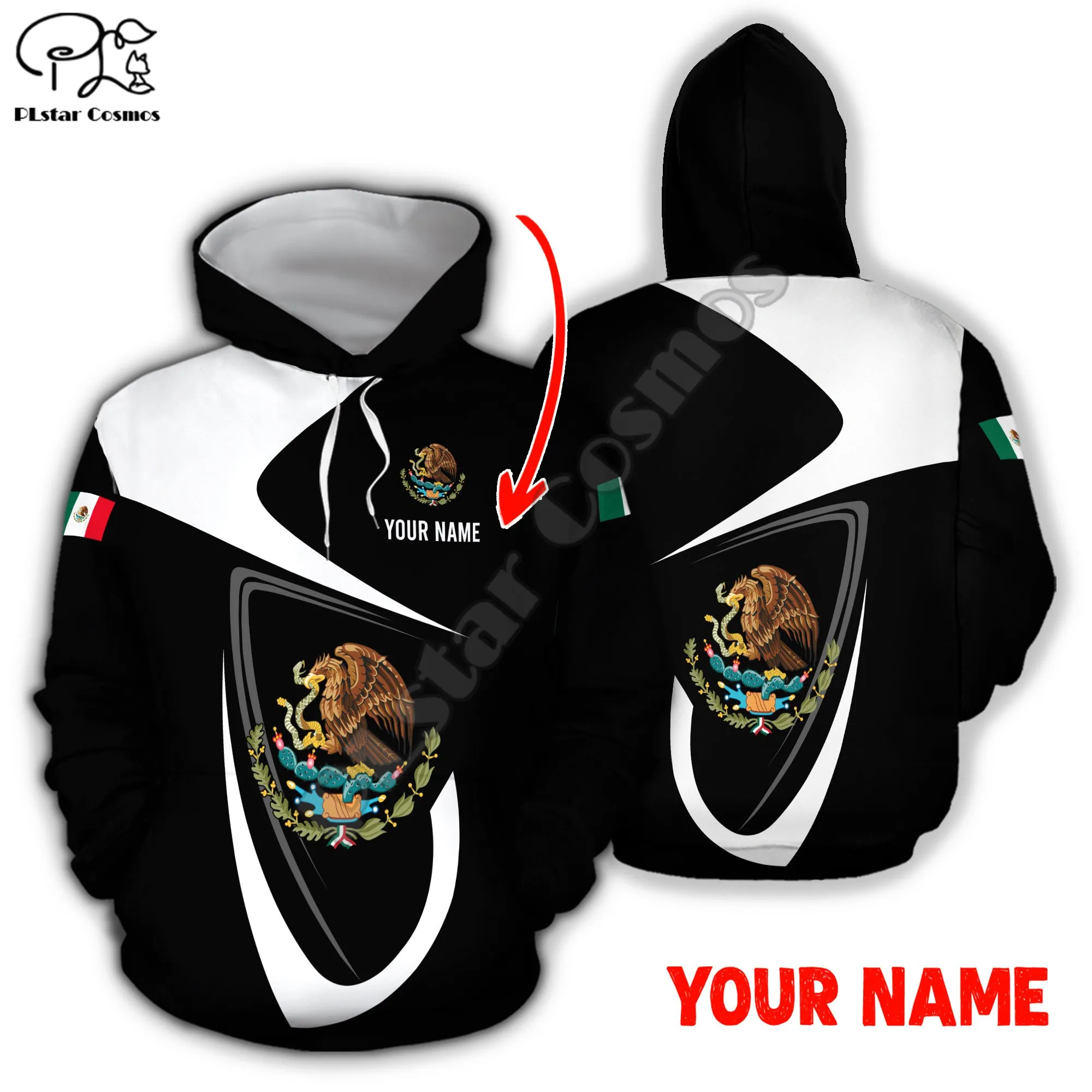 

PLstar Cosmos National Emblem Mexico Flag 3D Printed Hoodies Sweatshirts Zip Hooded For Men And Women Casual Streetwear Style-02