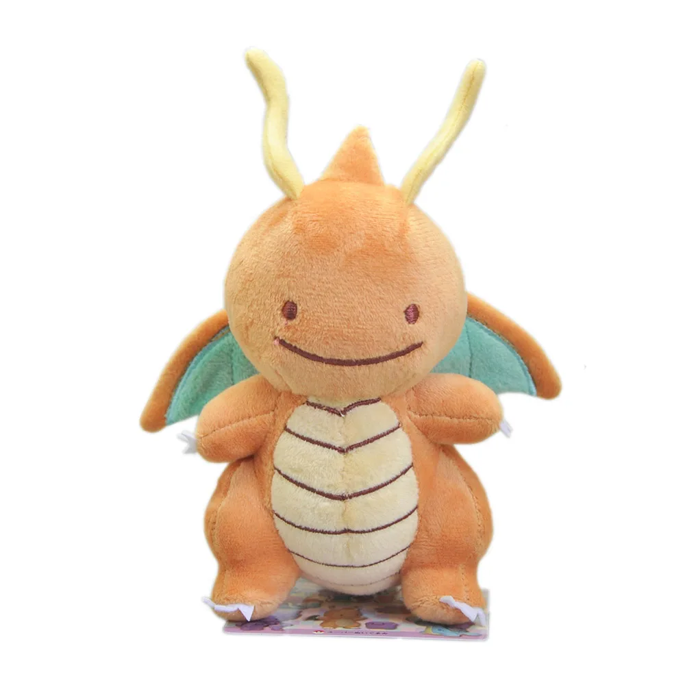 Новая плюшевая кукла Ditto Metamon Charmander Squirtle Snorlax Pikchu Eevee Espeon Flareon Jolteon Sylveon Umbreon Vaporeon GYTJ - Цвет: Ditto Dragonite 15cm