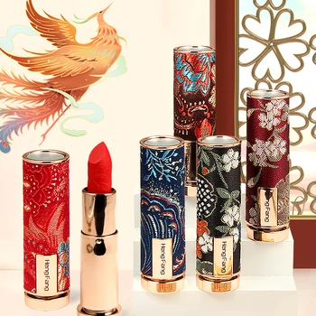 

Oriental Classical Beauty Vintage Velvet Lipstick Matte Pigmented Waterproof Lasting Lip Makeup Silky touch Charming Cosmetics