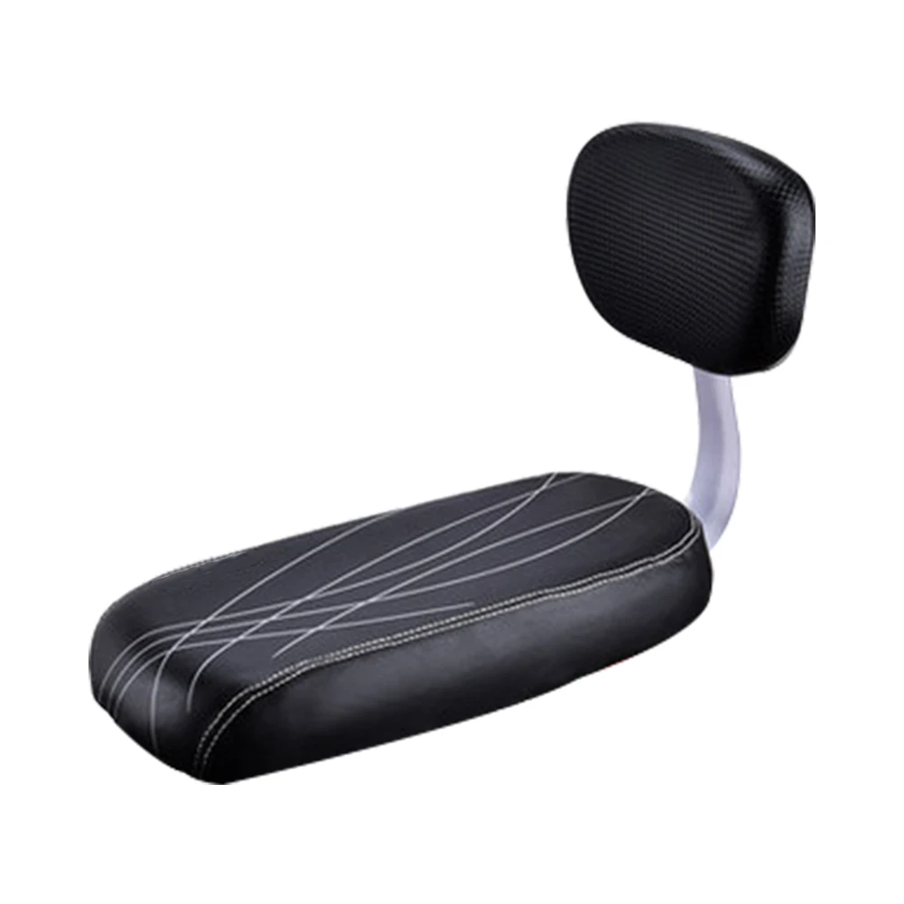 Противоскользящая универсальная Сменная Губка для сиденья аксессуары для задней подушки велосипеда со спинкой для верховой езды Спортивное мягкое - Цвет: Черный