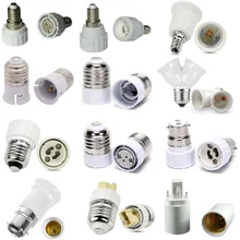 LED Adapter E27 To E14 B22 MR16 GU10 G24 G9 Bulb Holder Converter Socket Bulb Lamp Holder Plug Extender For Lighting