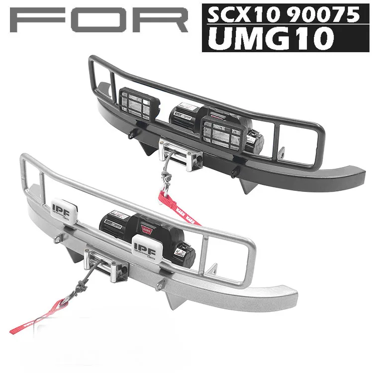 

Metal" RANCH " Front Bumper for AXIAL SCX10 90075 UMG10 rc car (only fit RC4WD z-s1571 mini winch)